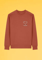 Until All Are Free Rust Crewneck Jumper