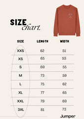 Until All Are Free Rust Crewneck Jumper