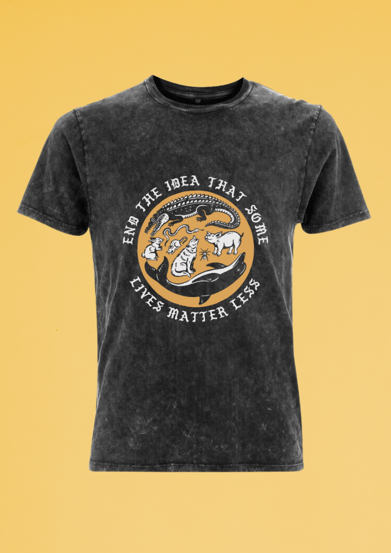 T-shirt Lourd Vegan Droits Des Animaux - Talee Premium Neuf Avec Étiquettes